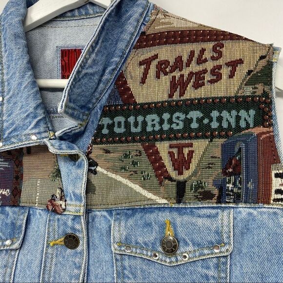 SUN BELT DENIM CO. — Tapestry Trucker Vest — NEW with TAGS (NWT) - Picture 6 of 7